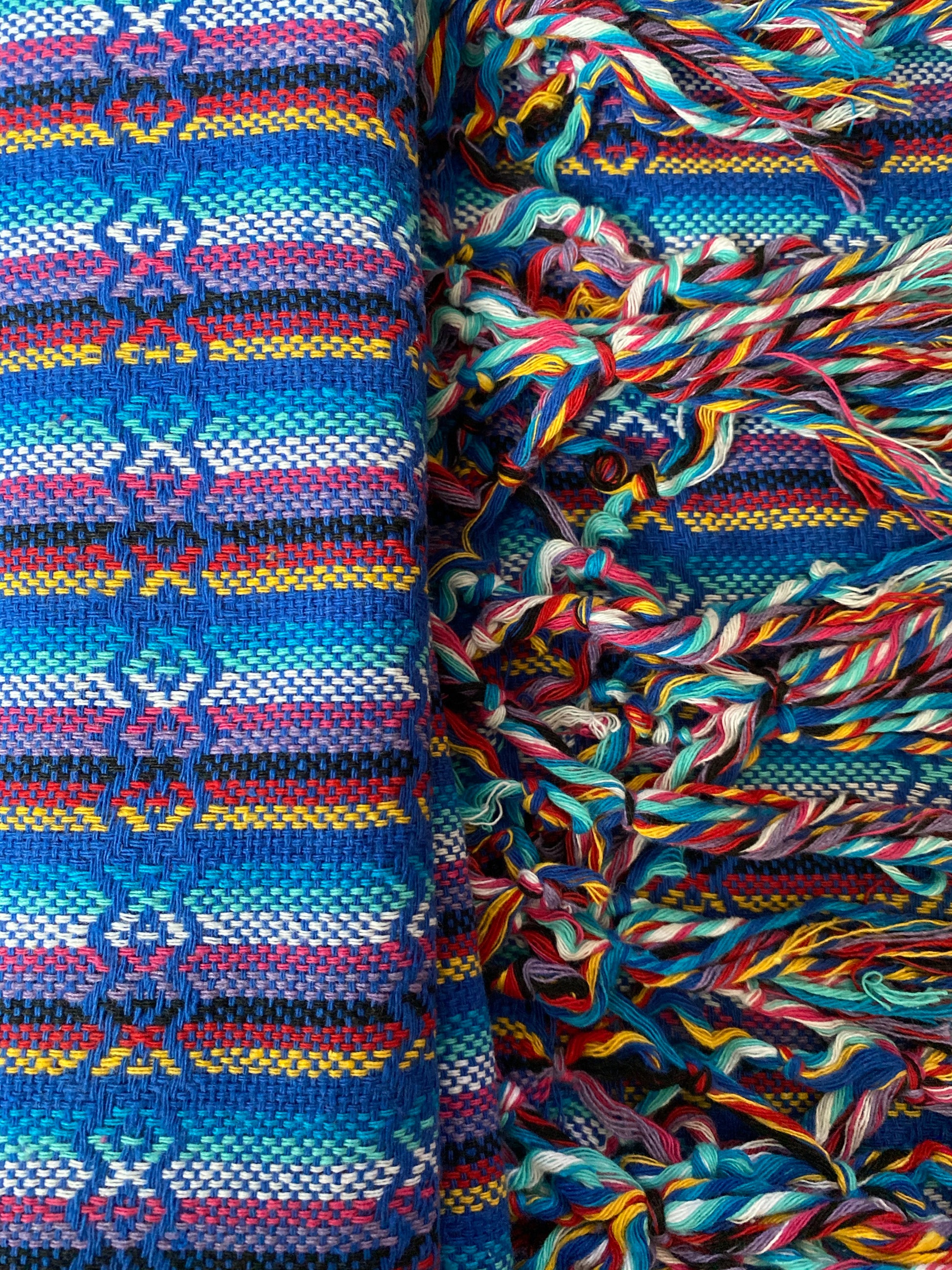 Mexican Rebozo Shawl - Heaven Rainbow - Rebozo Shop Lola My Love