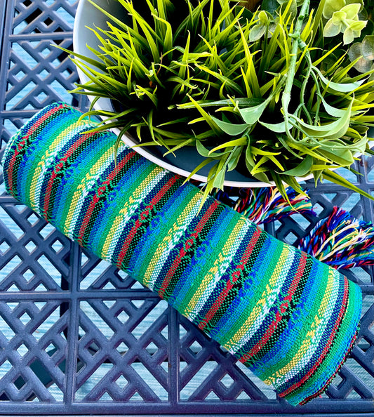 Mexican Cotton Rebozo & Baby Carrier - Spring Rainbow