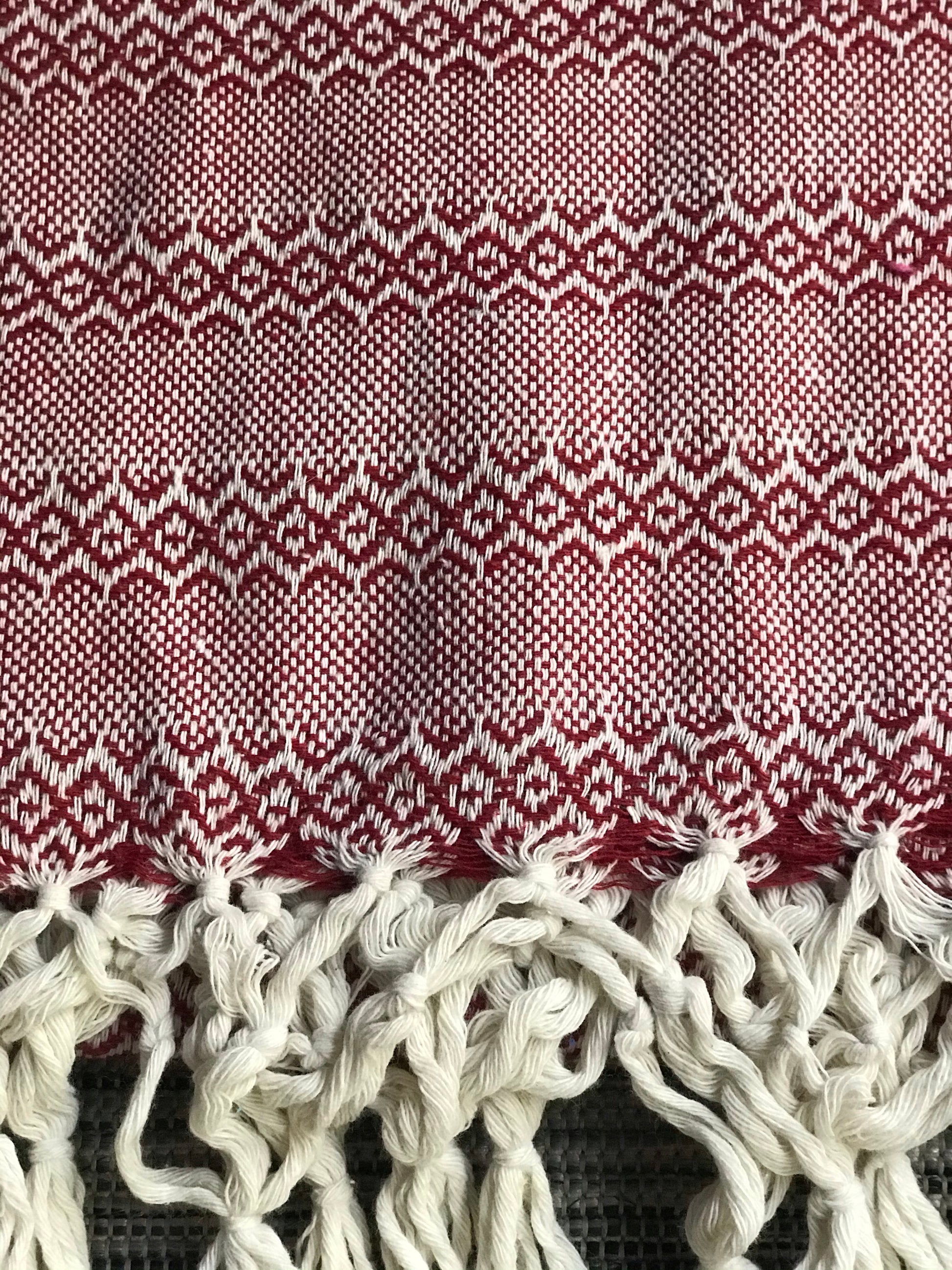 UNIQUE PIECE Mexican Rebozo Shawl - Terracotta My Love - Lola My Love