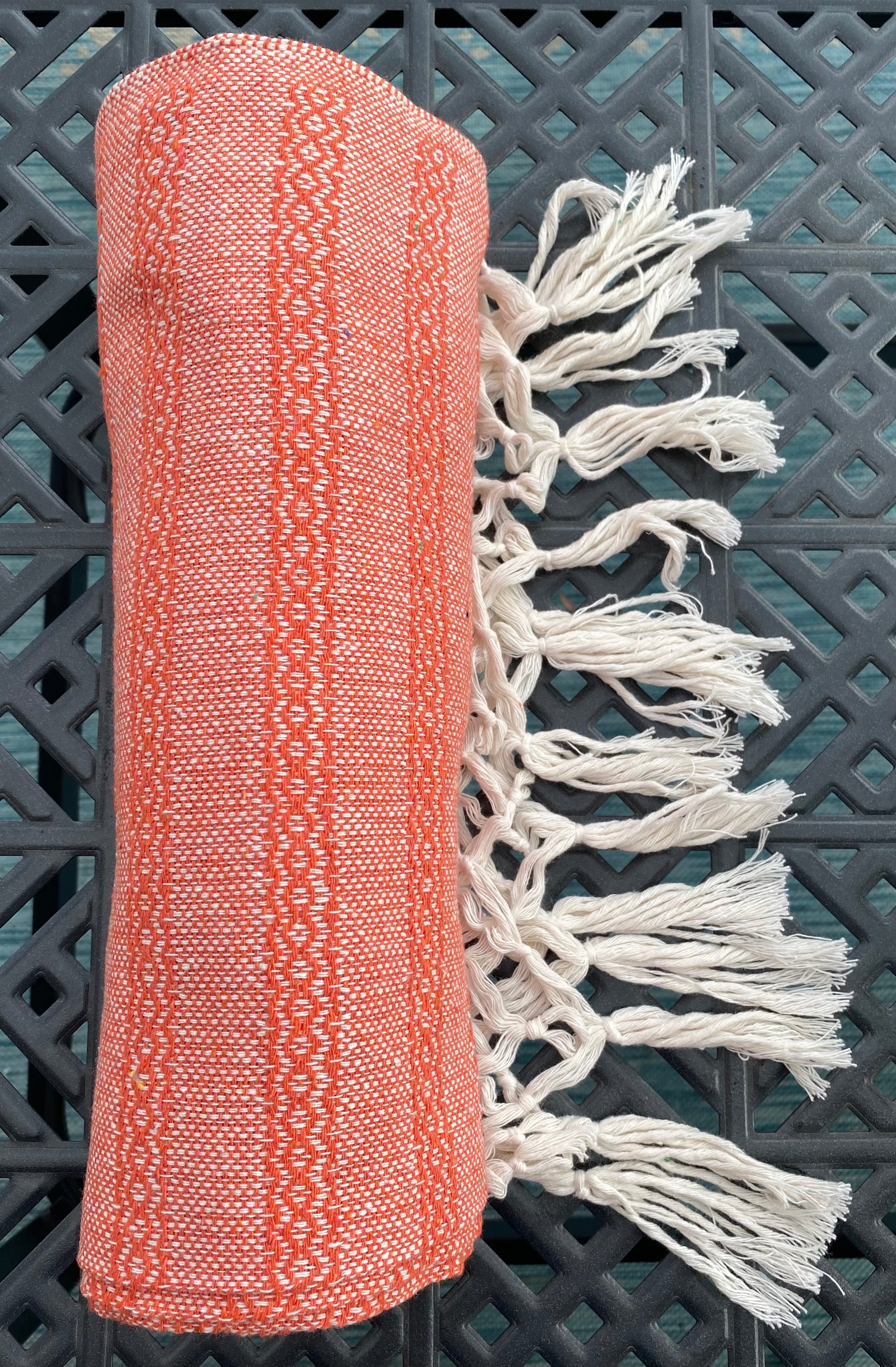 Mexican Rebozo Shawl - Orange Sunrise - Rebozo Shop Lola My Love