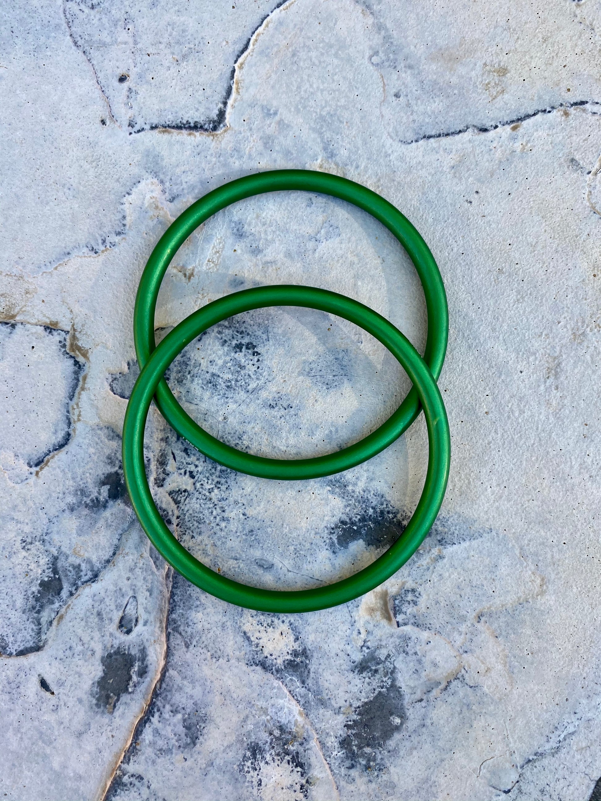 Large Aluminum Sling Ring - Green Rebozo Shop Lola My Love