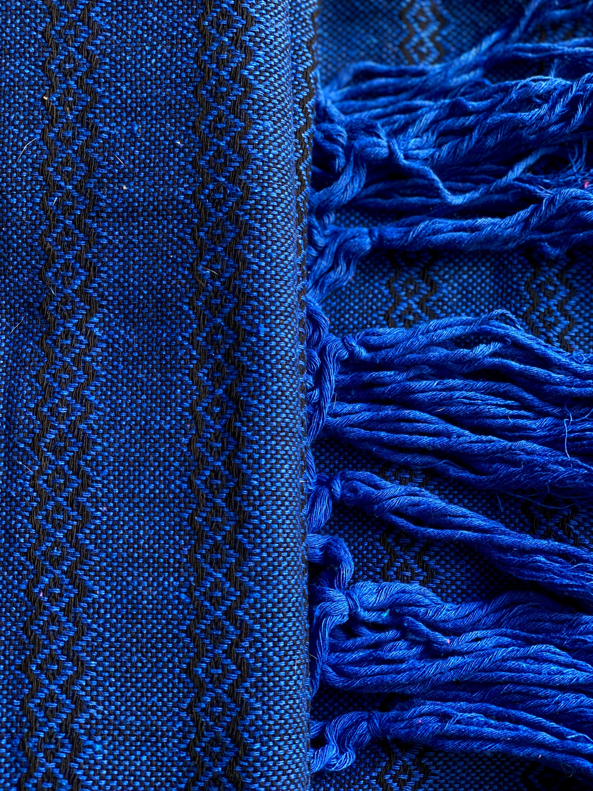Mexican Rebozo Shawl - Blue Kiss - Rebozo Shop Lola My Love