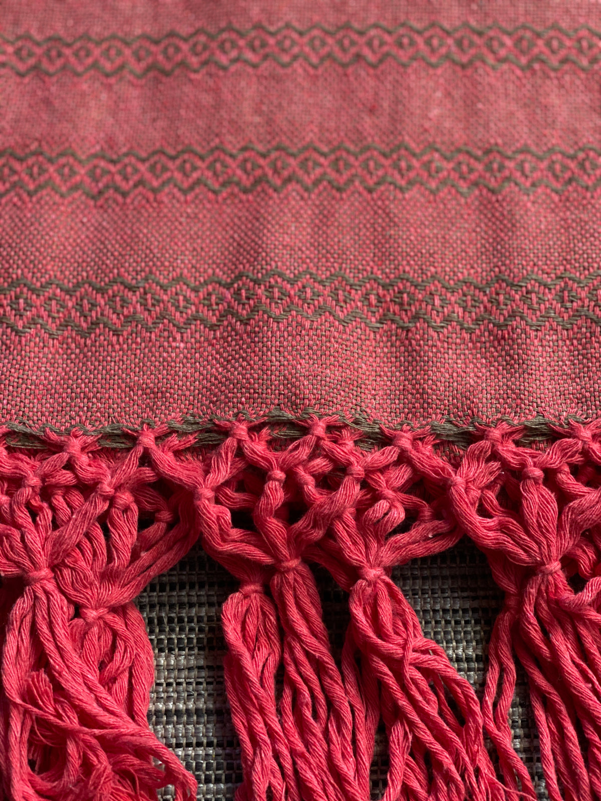 Mexican Rebozo Shawl - Mamey Sorbet-Lola My Love