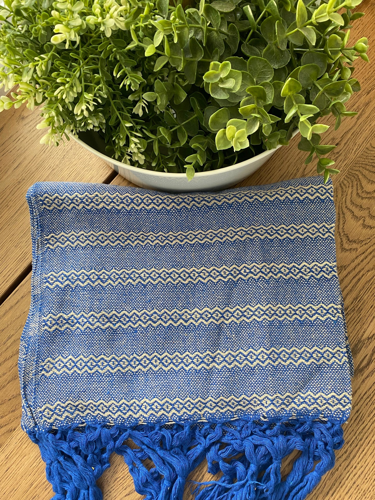 Mexican Rebozo Shawl - Peaceful Thinking - Lola My Love