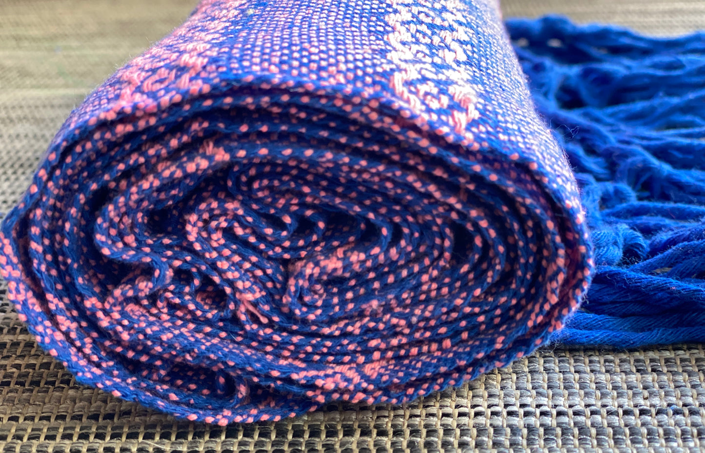 Mexican Rebozo Shawl - Ocean Rose - Rebozo Shop Lola My Love