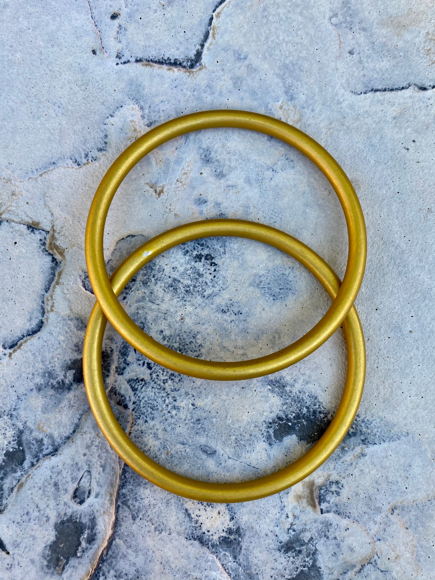 Large Aluminum Sling Ring - Gold Rebozo Shop Lola My Love