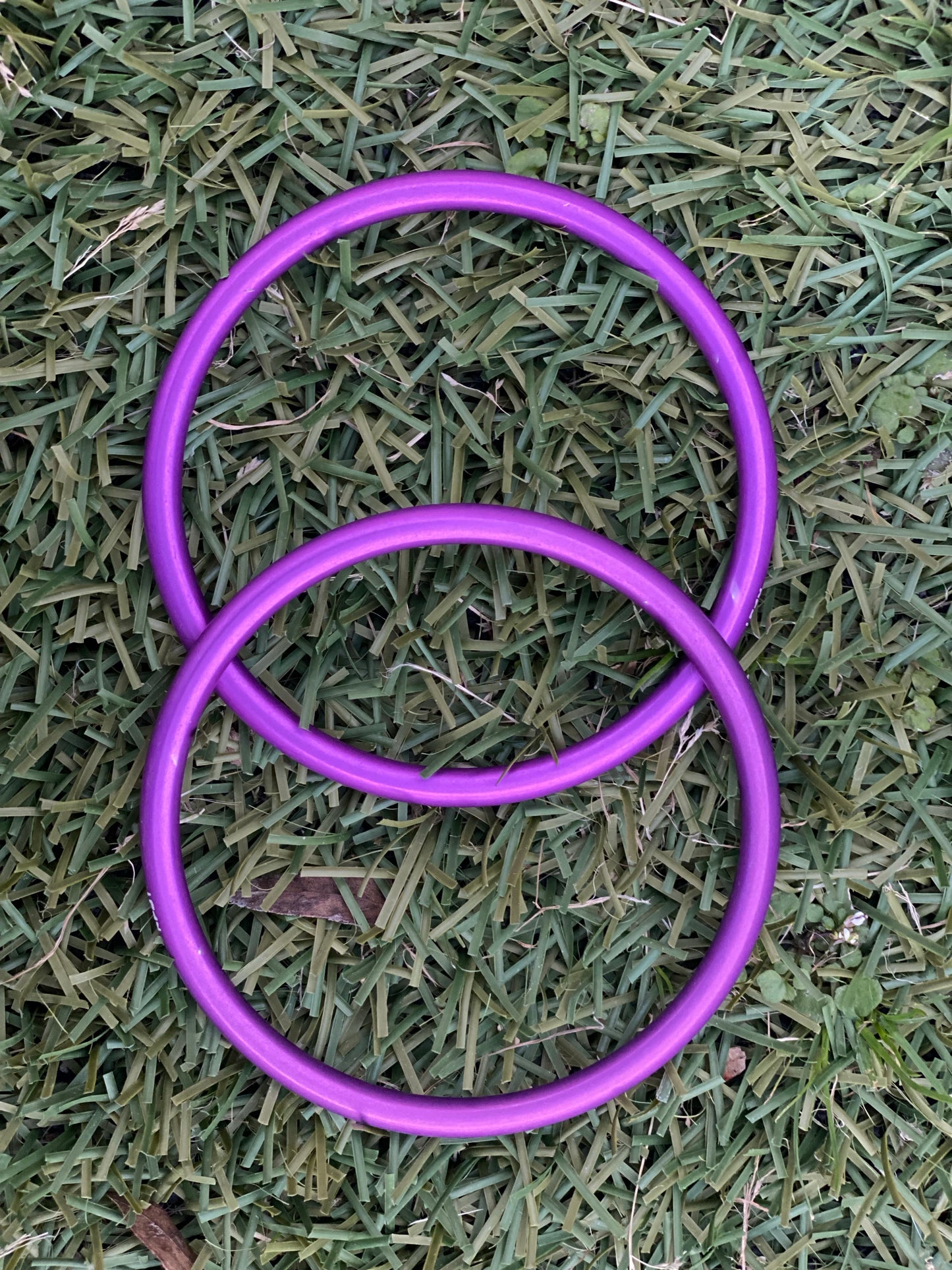 Large Aluminum Sling Ring- Purple