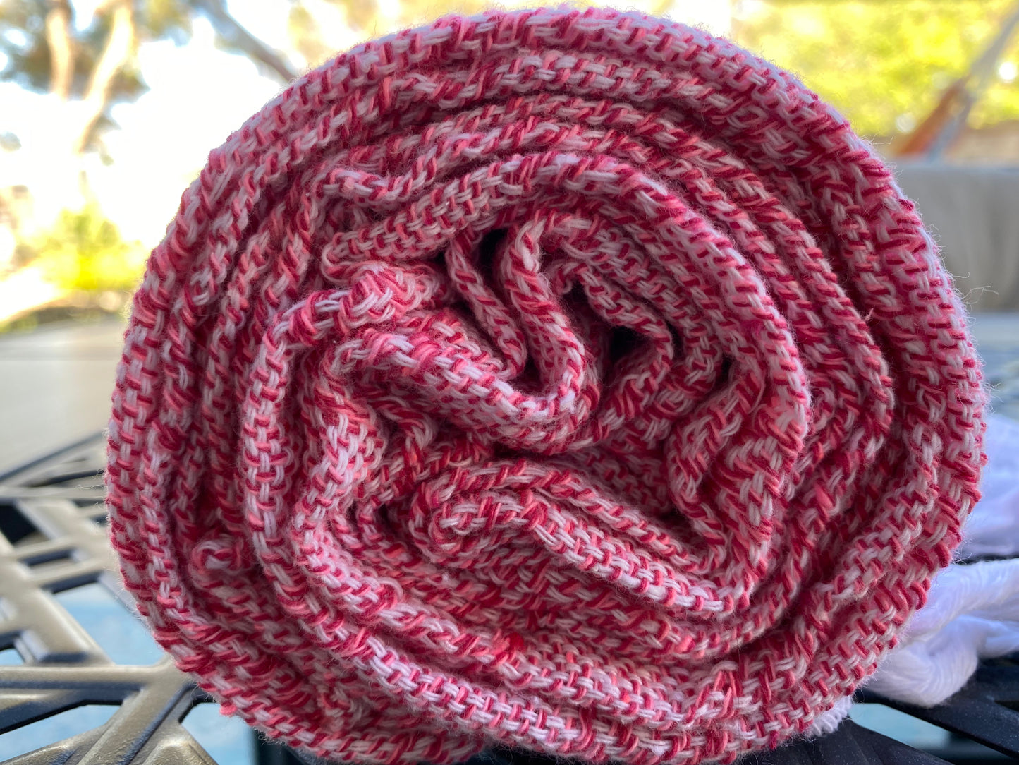 Mexican Cotton Rebozo & Baby Wrap - Pink Ice Cream
