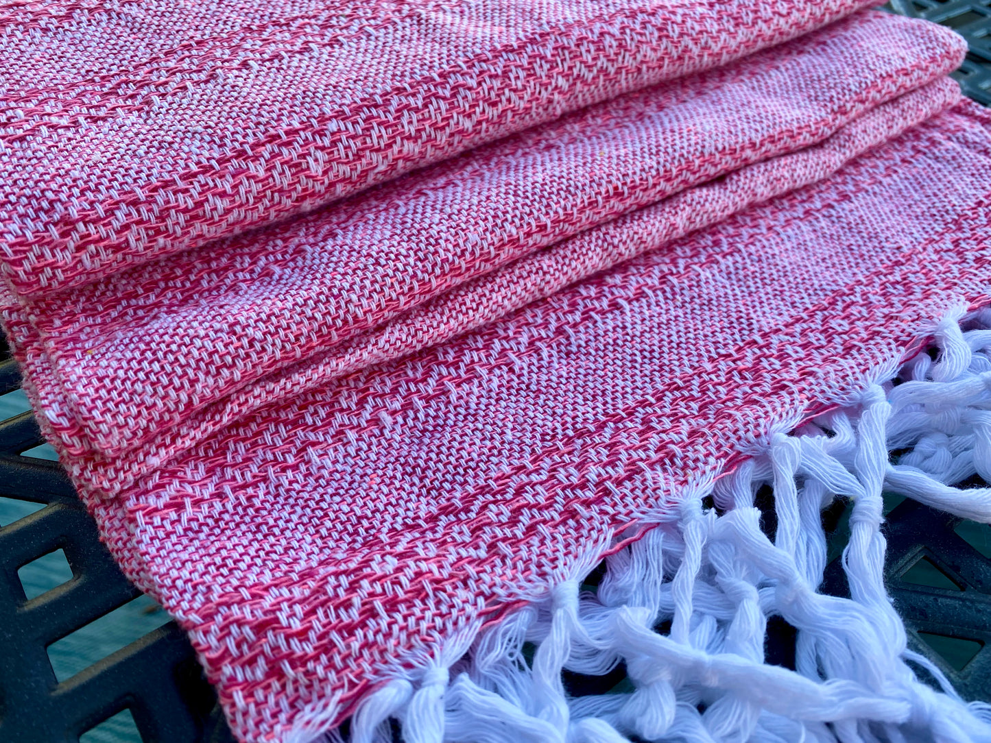 Mexican Cotton Rebozo & Baby Wrap - Pink Ice Cream