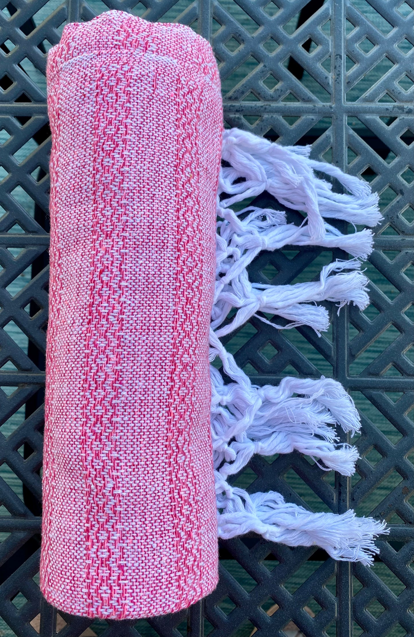 Mexican Cotton Rebozo & Baby Wrap - Pink Ice Cream