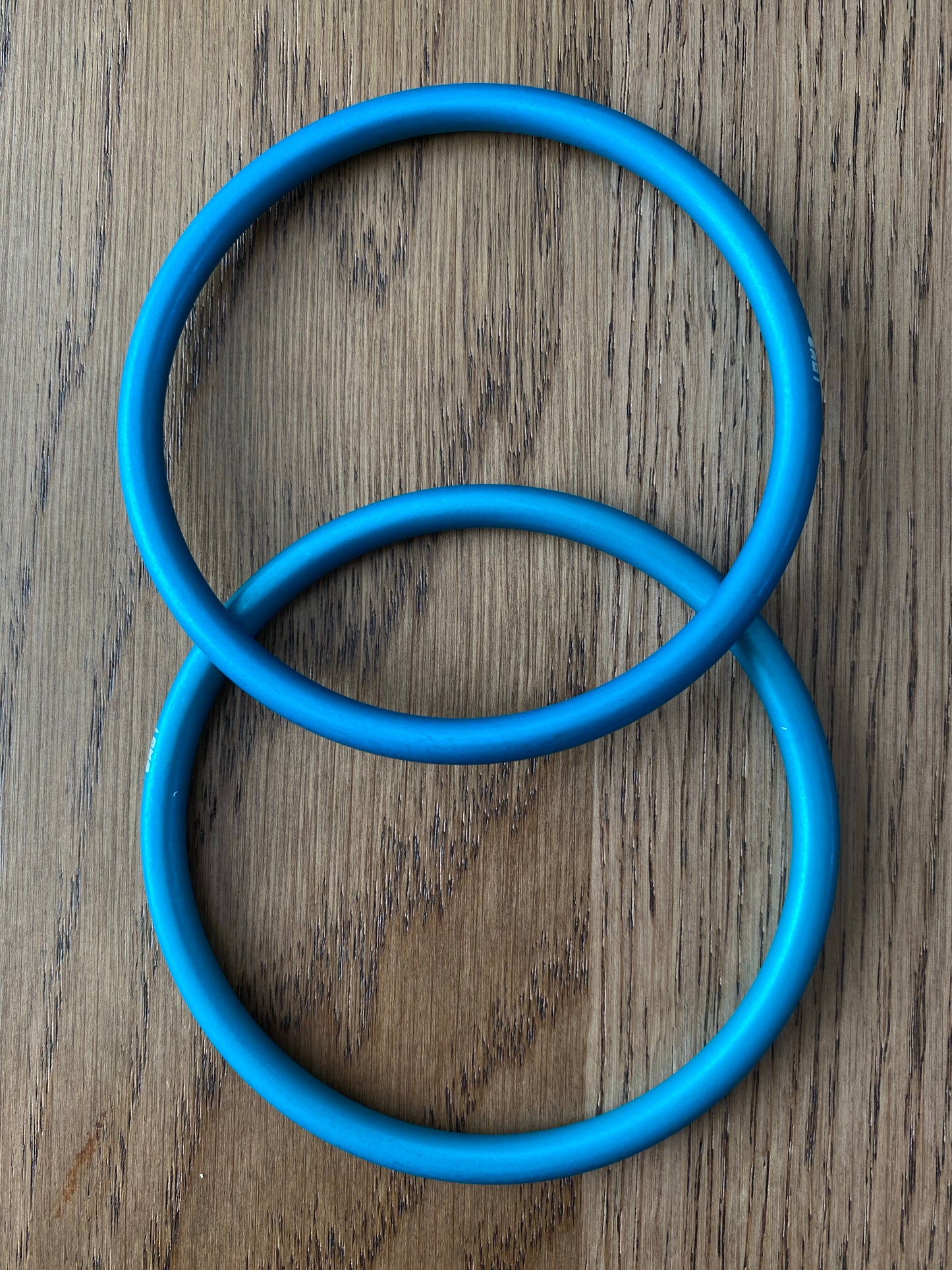 Large Aluminum Sling Ring- Turquoise - Rebozo Shop Lola My Love