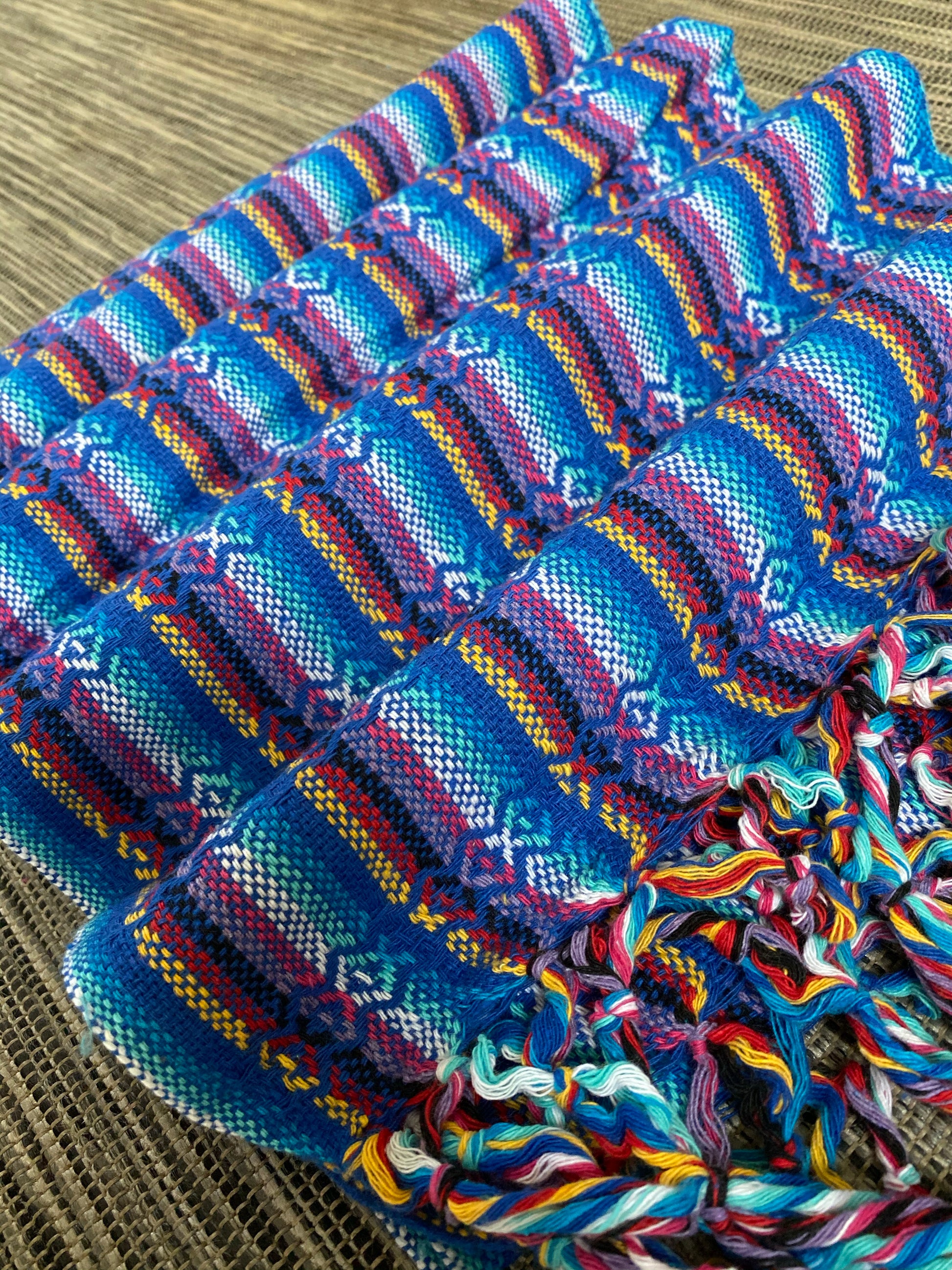 Mexican Rebozo Shawl - Heaven Rainbow - Rebozo Shop Lola My Love