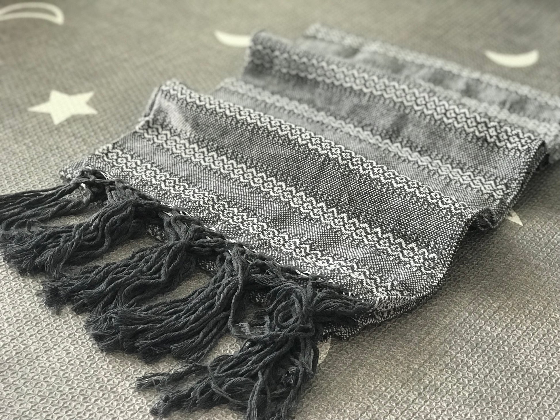 Mexican Rebozo Shawl - Frost - Lola My Love