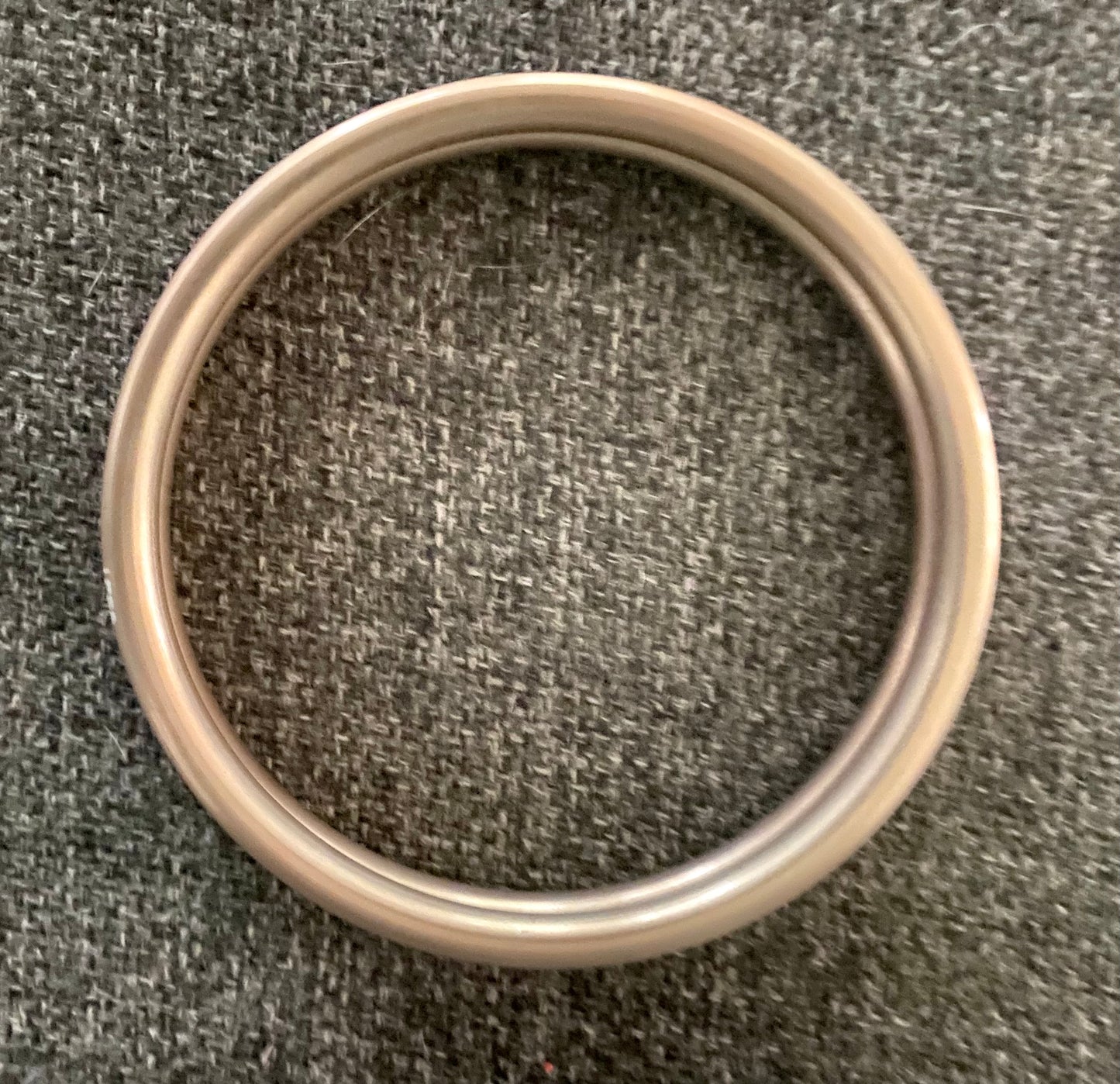 Hand Buffed Large Aluminum Sling Ring- Fair Bronze