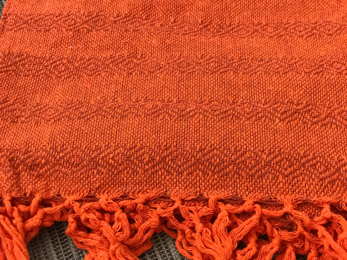 UNIQUE Mexican Rebozo Shawl - Pumpkin Juice-Lola My Love