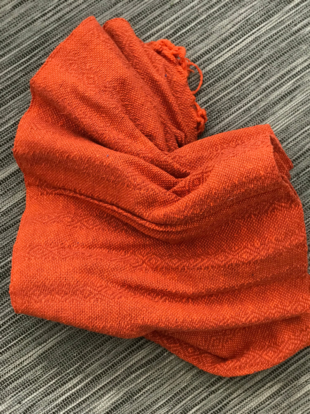 UNIQUE Mexican Rebozo Shawl - Pumpkin Juice-Lola My Love
